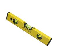 Niveau à Bulle Magnétique 30cm Outil Mesure 3 Fioles Base Aimantée | Extrémités antichocs, menuiserie, chantier, précision, jaune, profilé aluminium, lecture rapide et fiable, exact