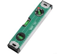 Niveau à bulle magnétique 60 cm pour profil en aluminium avec 3 fioles horizontale verticale précision 0,5 mm/m pour Bosch PRO pour chantier (300 mm)