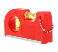 Niveau à Bulle pour Ligne, Mesure Précise, Structure Solide, Rouge | Abs Alliage Aluminium, Léger et Portable, Usage Caméra et Plateau Tournant, Design Précis