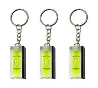 Niveau Carré Magnétique Acrylique ABS 30mm Sensibilité | Matériau acrylique pour premium, corps ABS résistant, pour usure limitée, durabilité accrue, couleur jaune rouge(3pcs)