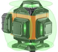 Niveau laser 100 pieds, ligne croisée verte, autonivelant, haute précision de mesure