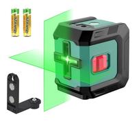 Niveau Laser 15M, Autonivelant Laser Vert avec 3 Niveaux de Luminosité Réglables, Niveaux Laser avec Support pour Décoration