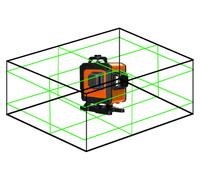 Niveau laser 16 lignes - Auto-nivellement - Trépied 1,5 mètre - Pour carrelage et panneaux muraux