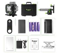 Niveau laser, 16 lignes, fonctions Bluetooth et télécommande, 16 lignes