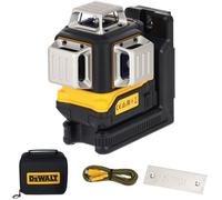 Niveau laser 3 lignes faisceau vert - DEWALT - étui de transport - DCLE14361GB-XJ