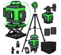 Niveau laser 4D 16 lignes, auto-nivelant 3°, USB, 360°, usage intérieur extérieur,emballage en tissu.