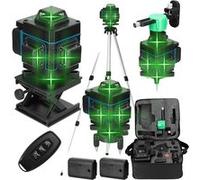 Niveau Laser 4D 16 Lignes, Auto-Nivelant à 3°, Distance de Travail de 10m, avec support trépied