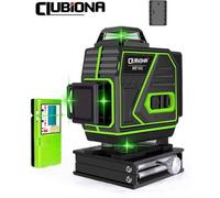 Niveau laser 4D à 16 lignes - Rayons verts - Qualité professionnelle - Avec détecteur - Télécommande