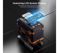 Niveau laser 4x360° Groen, 16 lignes - Portée de travail de 30 mètres - Résistant à l'eau IP54 - Pour installation et construction