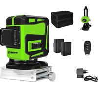niveau laser à faisceau vert 4D, haute visibilité, télécommande, IE12CD