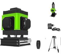 Niveau laser à faisceau vert, couverture 4x360°, télécommande, applications polyvalentes, IE12A-H15