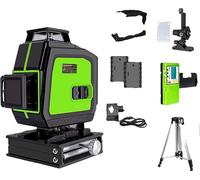 Niveau laser à faisceau vert, couverture 4x360°, télécommande, applications polyvalentes, ME16C2-DC11G-H15