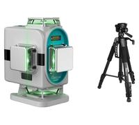 Niveau laser, à nivellement automatique, distance de travail polyvalente, avec trépied