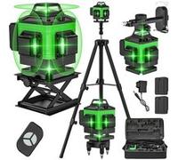 Niveau laser auto-nivelant 360°, 4D 16 lignes, comprend un trépied, ensemble de trépied 1M