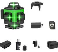 Niveau laser, auto-nivelant, IP54 étanche, 16 ligne