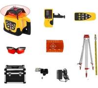 Niveau laser, auto-nivellement automatique, mesure à 360°, jeu de rayons rouges 1