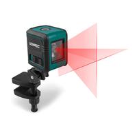 Niveau laser croisé | Rouge - Autonivelant - Portée de 10 mètres