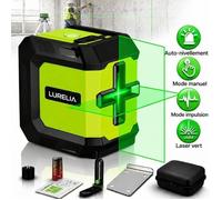 Niveau Laser Croisé, Vert Horizontal et Vertical Laser Croisé,Auto-Nivellement, Protection IP54,Pour famille, Rénovation et chantier