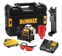 DeWALT DCE089D1R-QW Niveau laser multilignes 3x360° (10,8V/1x2,0Ah/30/60m)