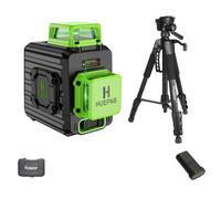 Niveau laser, faisceau vert, autonivelant, kit 4
