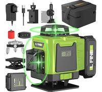 Niveau laser, faisceaux laser verts, autonivelant, 4D 16lignes