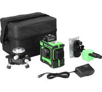 Niveau laser, fonction d'auto-nivellement, trépied réglable en hauteur, noir