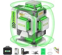 Niveau laser, haute précision ±2mm, batterie 8000mAh, vert