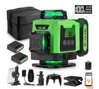 Niveau laser - HGLINE - 16 lignes 4x360° - Faisceau vert - Autonivelant ±3° - Télécommande 25 m