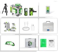Niveau laser Huepar, haute précision ±2 mm, autonomie de 10 heures, SET-7