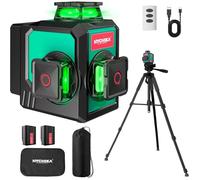 Niveau Laser HYCHIKA 3x360° Autonivelant avec Trépied et Télécommande Rechargeable