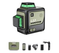 Niveau Laser L12-360G à Lignes vertes 360° + accessoires - KARDONE - L12-360G