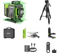 Niveau laser, mesure 4x360°, base électrique rotative, écran LCD, set-3