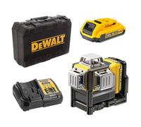 Niveau laser multilignes - DEWALT - DCE089D1G-QW - 3x360° vert - 10 8V XR avec batterie 2Ah - IP65 30 m