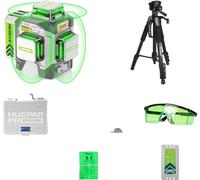 Niveau laser, précision ±2mm, 12 lignes, batterie 8000mAh, avec trépied