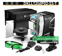 Niveau Laser Rotatif - DEKO - DKLL12TDP02 SET3T - 12 Lignes - Auto Nivelant - Précision 2 mm