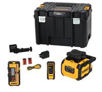 Niveau laser rotatif double pente - faisceaux rouges - USB-C - DEWALT - DCLE15211R-QW