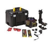 Stanley - Laser rotatif avec récepteur et accessoires, rouge, portée 600 m, batterie intégrée, chargeur FMHT77447-1