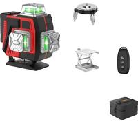 Niveau laser, technologie 4D, 16 lignes, étui en tissu