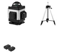 Niveau laser, télécommande, mise à niveau automatique à 360°, trépied de 150 cm