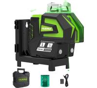 Niveau laser vert, auto-nivellement, batterie Li-ion