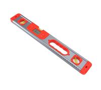 Niveau numérique Outil de Niveau numérique électronique Professionnel Alliage d'aluminium 4x90 degrés 2x180 degrés Mesure de Haute précision pour la Transformation du Bois (Rouge)