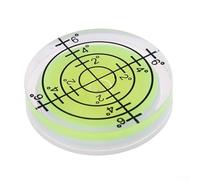 Niveau pour circulaire 32mm Haute Transparence Précision Niveau | Acrylique hautement translucide, résistance à l'usure, lecture pour facile, diamètre 32mm, lot de 2 pièces