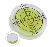 Niveau pour circulaire 32x7mm Ligne Noire Anti-Parallaxe Niveau | Acrylique hautement translucide, résistant à l'usure, lecture claire, pour idéal pour mesures précises(2)