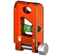 Niveau pour tubulaire Magnétique pour robuste en Alliage d'Aluminium avec Vues Multiples pour Tuyaux Règle Intégrée de Précision Orange(B)