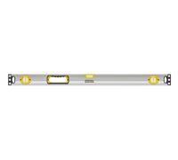 Stanley - Niveau tubulaire magnétique FATMAX 120 cm - Aluminium renforcé, 3 fioles - 1-43-549