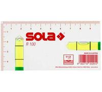 Niveau tubulaire Sola R100; 100x50x15 mm