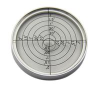 Niveau universel mini petite observation double face, niveau transparent, bulle horizontale ronde entièrement en métal 1 pièce
