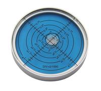 Niveau universel mini petite observation double face, niveau transparent, bulle horizontale ronde entièrement en métal 1 pièce