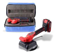 Niveauur de carreaux sans fil 21V 800W, 5 vitesses, vibrateur 12000 tr/min, aspiration 200 kg, ventouse 125 mm, compatible avec la batterie Worx pour la pose de carreaux muraux et au sol 2 Battery EU