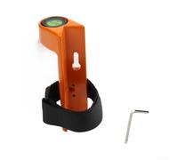 Niveleur de centrage vertical portable à angle droit en alliage d'aluminium pour tube de conduit, 85 mm (orange)